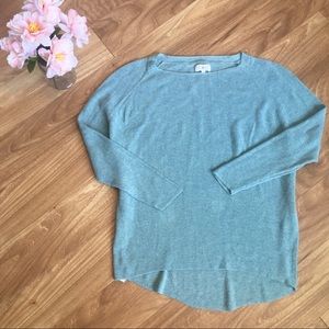 NWOT Lou & Grey S Lightweight Sweater Blue Green